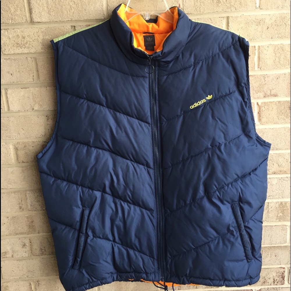 Adidas tri-color down bubble vest